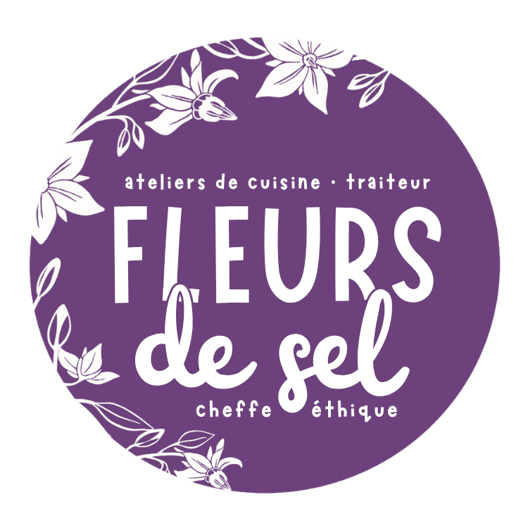 Logo Fleurs de Sel - traiteur cheffe à domicile